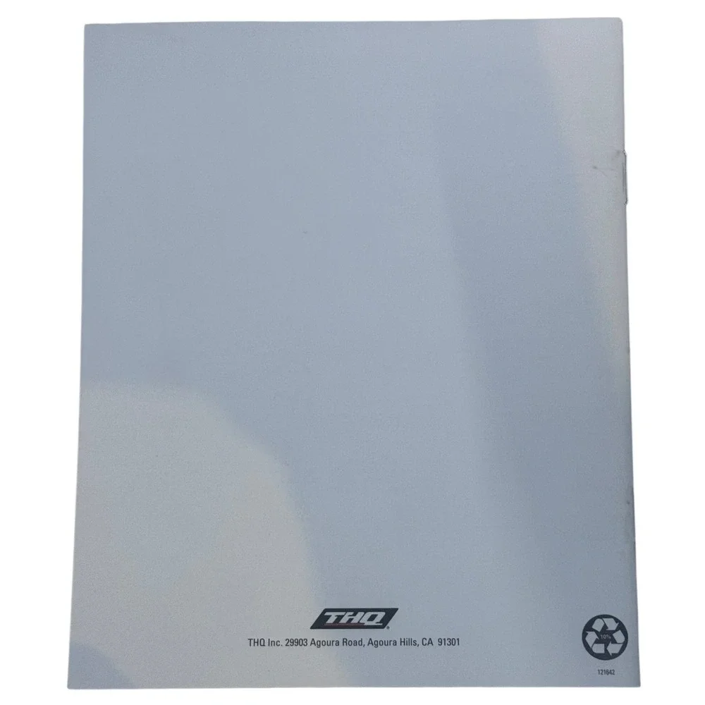 MX vs ATV Reflex THQ‎ Video Game Manual Booklet PS3 Replacement